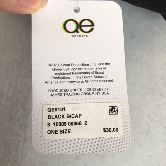 Black Human Embroidered Cap By Queer Eye 0S - Picture 8 of 8